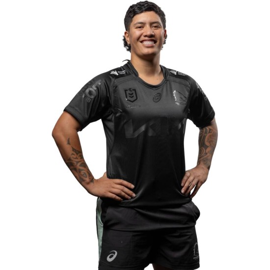 Women's Brisbane Broncos 2025 Black Shirt Women's Brisbane Broncos 2025 Black Shirt