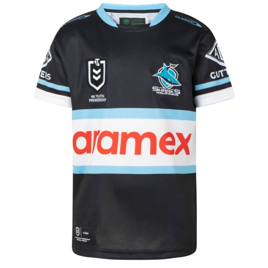 Kid's Cronulla-Sutherland Sharks 2024 Away Shirt