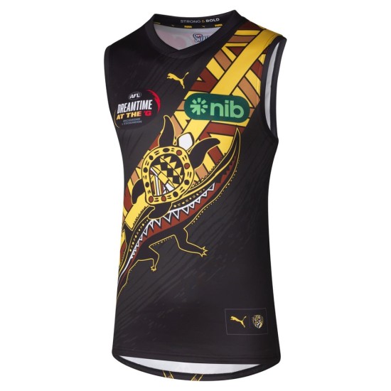 Women's Richmond Tigers 2024 Third Dreamtime Guernsey Women's Richmond Tigers 2024 Third Dreamtime Guernsey