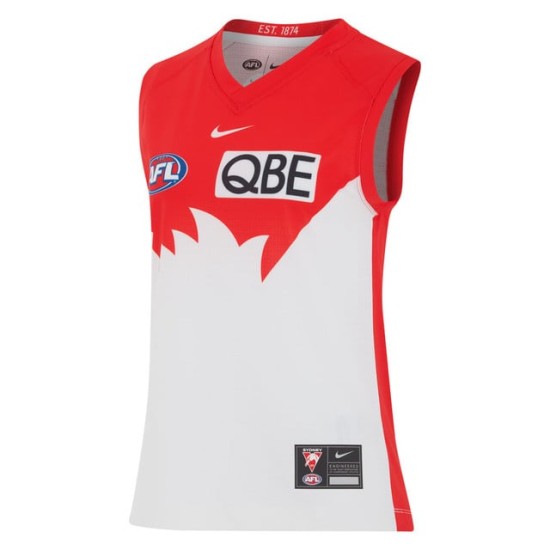 Women's Sydney Swans 2024 Home Guernsey Women's Sydney Swans 2024 Home Guernsey