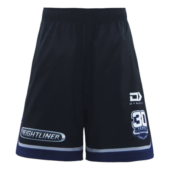 Kid's North Queensland Cowboys 2025 Third Gym Shorts - Black Kid's North Queensland Cowboys 2025 Third Gym Shorts - Black