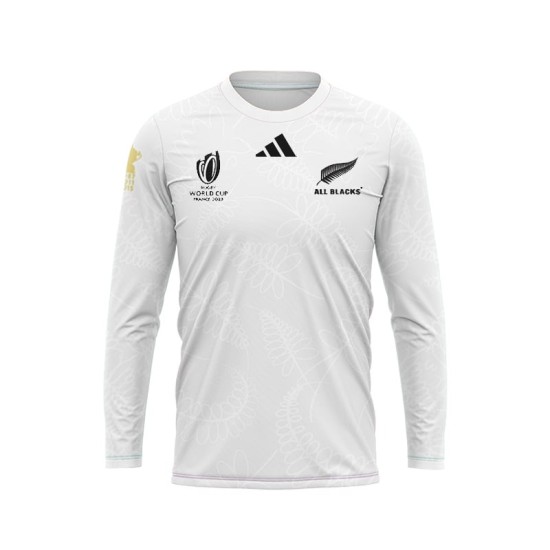 Men's New Zealand All Blacks 2023 Away RWC Long Sleeve Shirt
