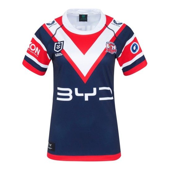 Women's Sydney Roosters 2025 Home Shirt Women's Sydney Roosters 2025 Home Shirt