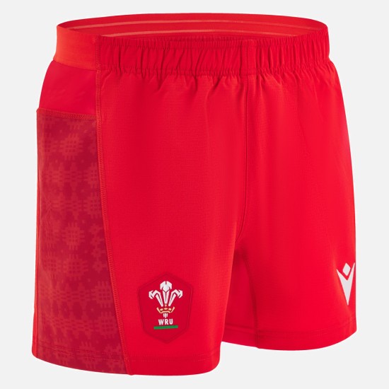 Kid's Wales Rugby 2025/26 Home Shorts