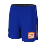 Men's West Coast Eagles 2025 Third Travel Shorts - Blue Men's West Coast Eagles 2025 Third Travel Shorts - Blue