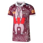 Men's QLD Maroons 2026 Third Indigenous Shirt