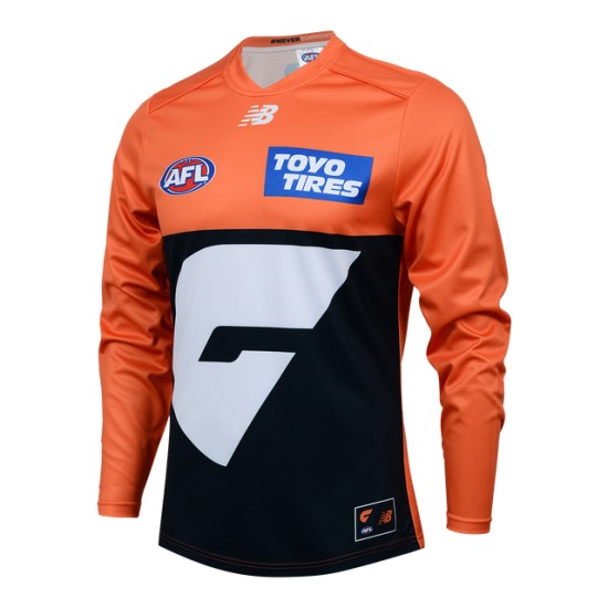 Men's GWS Giants 2025 Home Long Sleeve Guernsey Men's GWS Giants 2025 Home Long Sleeve Guernsey