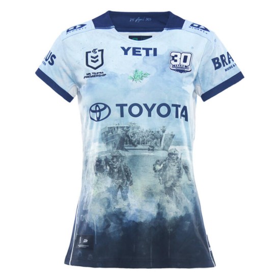 Women's North Queensland Cowboys 2025 Defence Shirt Women's North Queensland Cowboys 2025 Defence Shirt