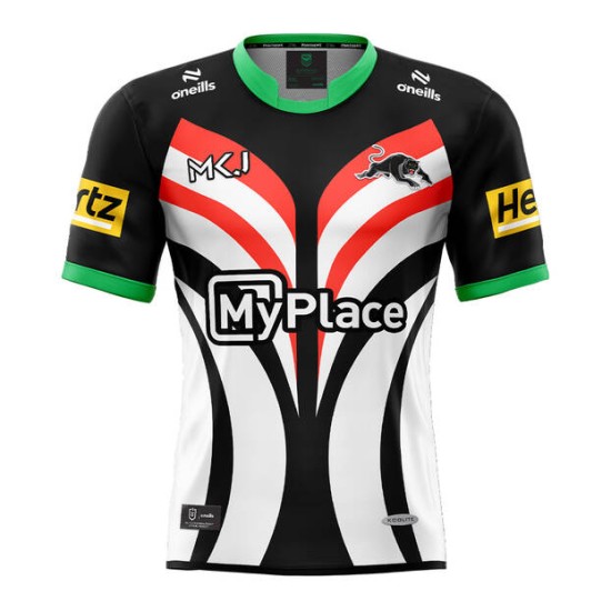 Men's Penrith Panthers 2025 Third Warm Up Shirt