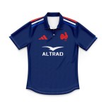 Kid's France Rugby 2024/25 Home Polo Shirt