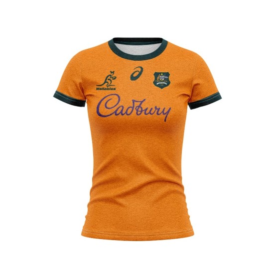 Women's Australian Wallabies 2024 Home Shirt Women's Australian Wallabies 2024 Home Shirt