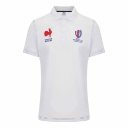 Men's France Rugby 2023 Away White Polo Shirt