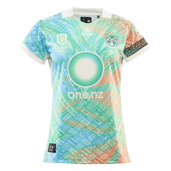 Women's New Zealand Warriors 2025 Pasifika Shirt Women's New Zealand Warriors 2025 Pasifika Shirt