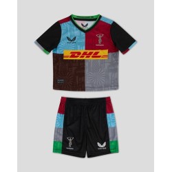Kid's Harlequins Rugby 2024/25 Home Kit Kid's Harlequins Rugby 2024/25 Home Kit