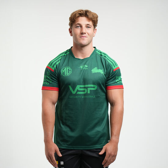 Men's South Sydney Rabbitohs 2025 Third Captains Run Shirt Men's South Sydney Rabbitohs 2025 Third Captains Run Shirt