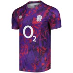 Men's England Rugby 2024/25 Third Warm Up Shirt - Purple