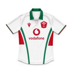 Kid's Wales Rugby 2024 Away Polo Shirt
