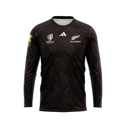 Men's New Zealand All Blacks 2023 Home RWC Long Sleeve Shirt