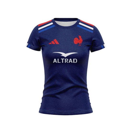 Women's France Rugby 2024/25 Home Shirt Women's France Rugby 2024/25 Home Shirt