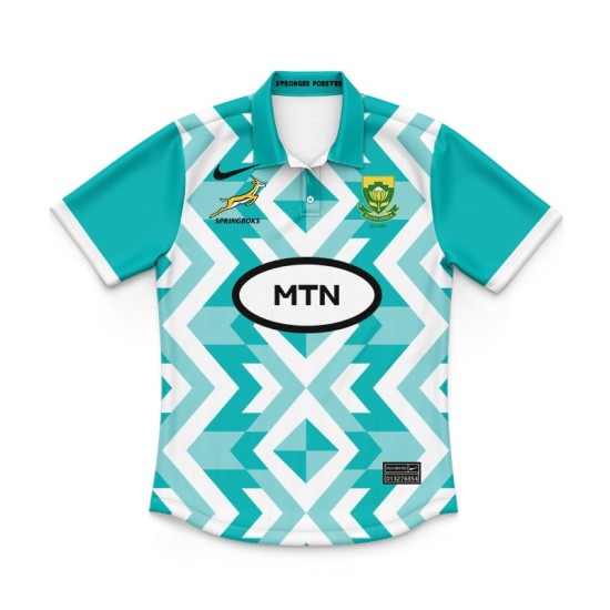 Kid's South Africa Springboks 2024 Away Polo Shirt Kid's South Africa Springboks 2024 Away Polo Shirt