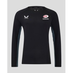 Men's Saracens 2024/25 Third Long Sleeved Training Shirt