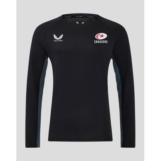 Kid's Saracens 2024/25 Third Long Sleeved Training Shirt