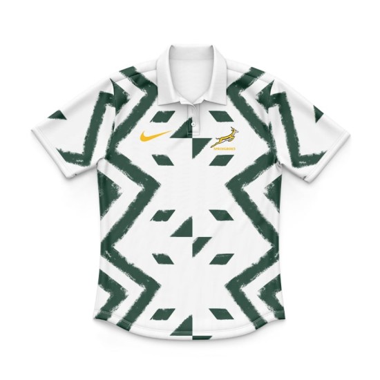 Kid's South Africa Springboks 2024 Third Pre-Match Polo Shirt