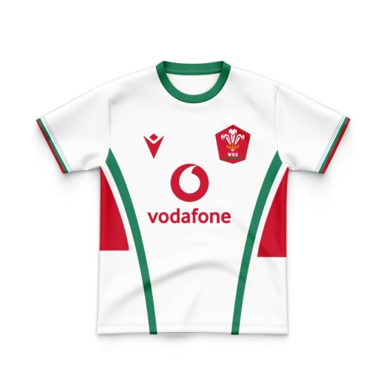Kid's Wales Rugby 2024 Away Shirt Kid's Wales Rugby 2024 Away Shirt