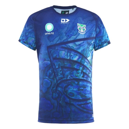 Men's New Zealand Warriors 2025 Third Warm Up Shirt Men's New Zealand Warriors 2025 Third Warm Up Shirt