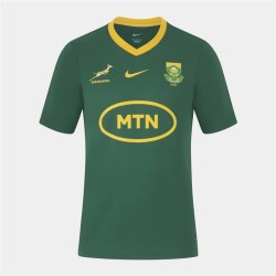 Men's South Africa Springboks 2023 Third Green&Gold Fan Shirt