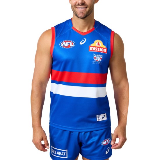Men's Western Bulldogs 2025 Home Guernsey Men's Western Bulldogs 2025 Home Guernsey