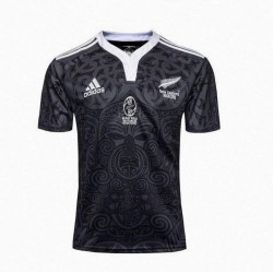 Men's Maori All Blacks 100th Anniversary Personalized Jersey