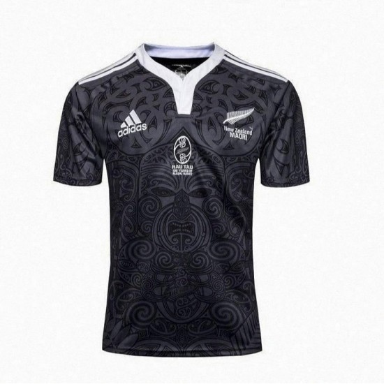 Kid's Maori All Blacks 100th Anniversary Personalized Jersey Kid's Maori All Blacks 100th Anniversary Personalized Jersey