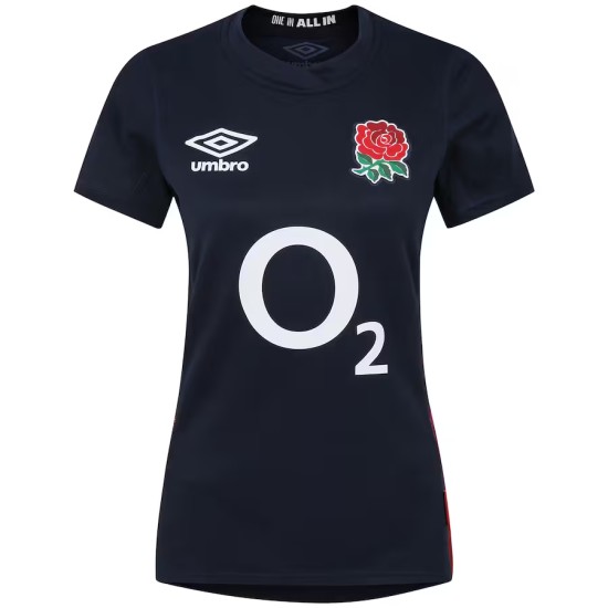 Women's England Rugby 2023/24 Third Red Roses Alternate Shirt Women's England Rugby 2023/24 Third Red Roses Alternate Shirt