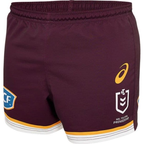 Kid's Brisbane Broncos 2024 Home Shorts Kid's Brisbane Broncos 2024 Home Shorts