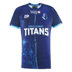 Men's Gold Coast Titans 2025 Third Warm Up Shirt