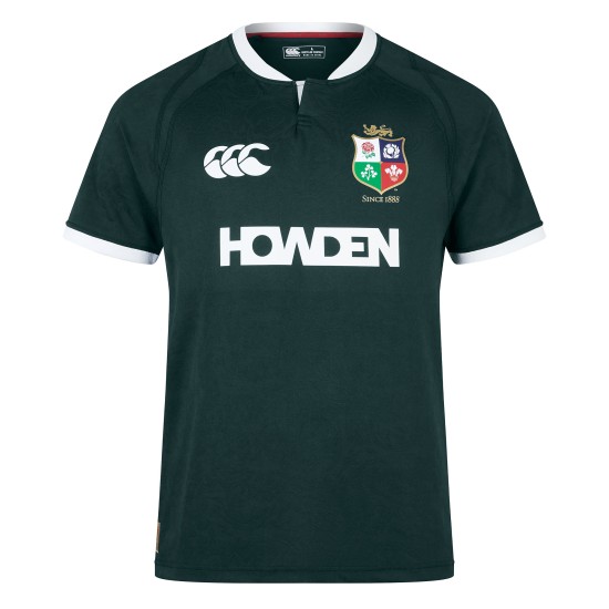 Kid's British & Irish Lions 2025 Training Shirt - Dark Green Kid's British & Irish Lions 2025 Training Shirt - Dark Green