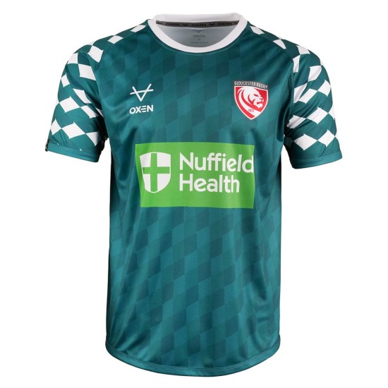 Men's Gloucester Rugby 2024/25 Away Warm Up Shirt