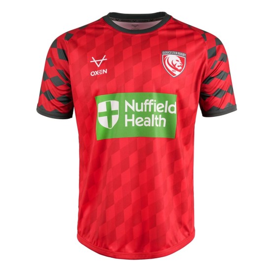 Women's Gloucester Rugby 2024/25 Home Warm Up Shirt Women's Gloucester Rugby 2024/25 Home Warm Up Shirt