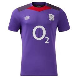 Men's England Rugby 2024/25 Third Gym Shirt - Purple