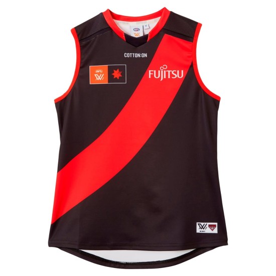 Men's Essendon Bombers 2024 Home AFLW Guernsey Men's Essendon Bombers 2024 Home AFLW Guernsey