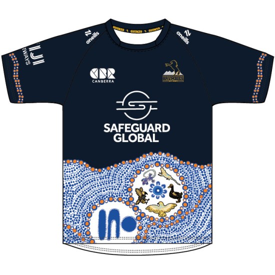 Men's ACT Brumbies 2025 Third Warm Up Shirt