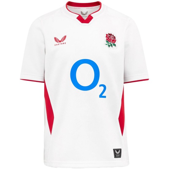 Kid's England Rugby 2025/26 Home Shirt Kid's England Rugby 2025/26 Home Shirt
