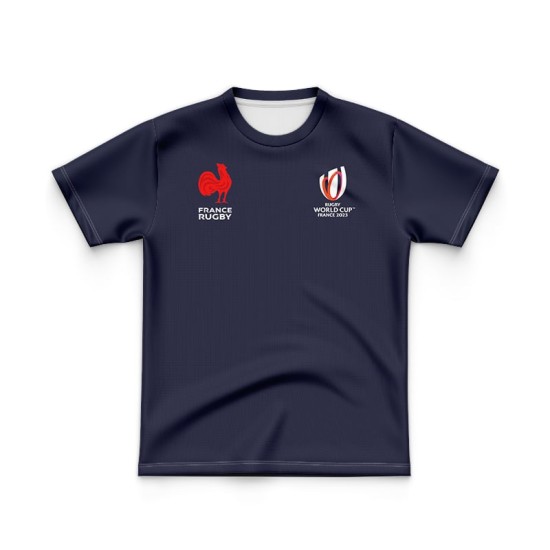 Kid's France RWC 2023 Home Shirt Navy