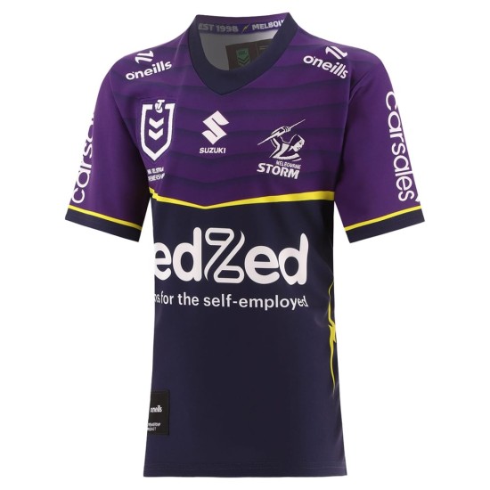 Kid's Melbourne Storm 2025 Home Shirt Kid's Melbourne Storm 2025 Home Shirt