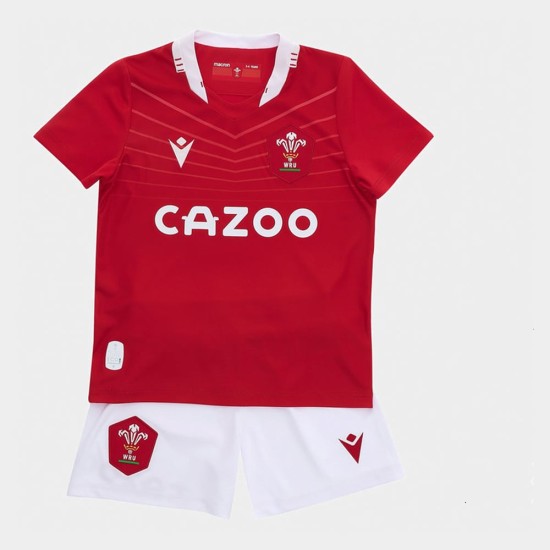 Kid's Wales Rugby 2022 Home Shirt