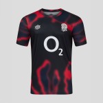 Men's England Rugby 2024/25 Third Warm Up Shirt - Heatmap Men's England Rugby 2024/25 Third Warm Up Shirt - Heatmap