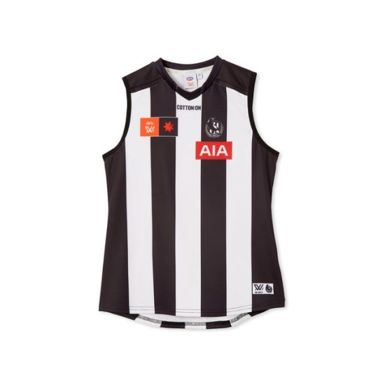 Kid's Collingwood Magpies 2024 Home AFLW S9 Guernsey Kid's Collingwood Magpies 2024 Home AFLW S9 Guernsey