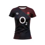 Women's England Rugby 2024/25 Third Warm Up Shirt - Brown Women's England Rugby 2024/25 Third Warm Up Shirt - Brown