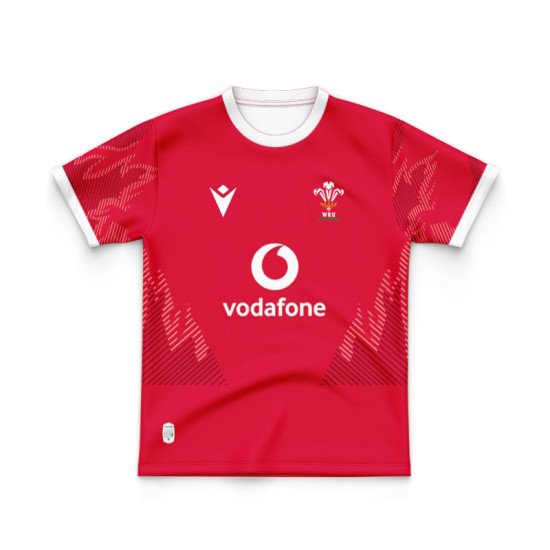 Kid's Wales Rugby 2024 Home Shirt